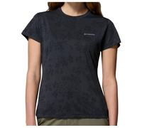 Columbia - Women's Bluebird Canyon II S/S Crew - Funktionsshirt, Gr. L, schwarz (Black/FlorageJacquard)