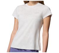 Columbia - Women's Bluebird Canyon II S/S Crew - Funktionsshirt, Gr. S, weiß (White/FlorageJacquard)