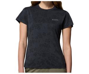 Columbia - Women's Bluebird Canyon II S/S Crew - Funktionsshirt, Gr. XL, schwarz (Black/FlorageJacquard)
