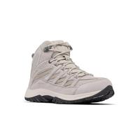 Columbia Crestwood Mid Damen-Wanderschuh, wasserdicht, Moonstone/Soft Taupe, 42 EU