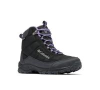 Columbia Women's Firecamp Boot Hiking Shoe, Black/Plum Purple, 8.5 Wide
