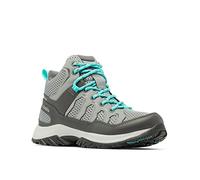 Columbia Damen Granite Trail Mid Wasserdichter Wanderschuh, Titangrauer Stahl/helles Aqua, 37.5 EU Weit
