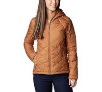 Columbia Women's Heavenly Hooded Puffer Jacket, Camel Brown, M