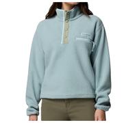 Columbia - Women's Helvetia II Cropped Half Snap Fleece - Fleecepullover, Gr. M, türkis/grau (CrushedBlue/Safari/MarineLight)