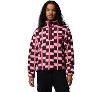 Columbia Women's Helvetia II Cropped Sherpa Half Snap Printed Fleece moonvista, geostack (611) M