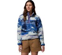 Columbia Women's Helvetia II Cropped Sherpa Half Snap Printed Fleece nocturnal, dreaming (466) XL