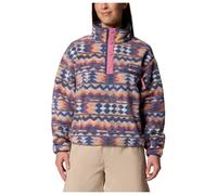 Columbia - Women's Helvetia II Printed Cropped Half Snap - Fleecepullover, Gr. L, bunt (SeaSalt/Retrotree)