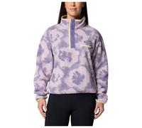 Columbia - Women's Helvetia II Printed Cropped Half Snap - Fleecepullover, Gr. L, lila (Stormwatch/Sprayflower)