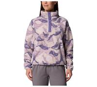 Columbia - Women's Helvetia II Printed Cropped Half Snap - Fleecepullover, Gr. L, rosa (LavenderPearl/Sunscape)