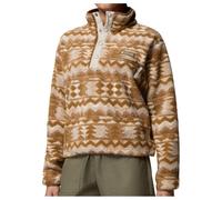 Columbia - Women's Helvetia II Printed Cropped Half Snap - Fleecepullover, Gr. M, beige/braun (Delta/Retrotree)
