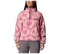 Columbia - Women's Helvetia II Printed Cropped Half Snap - Fleecepullover, Gr. XL, rosa (Rosette/Sprayflower)