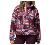 Columbia - Women's Helvetia II Printed Cropped Half Snap - Fleecepullover, Gr. XS, bunt (AntiqueMauve/Geomix)