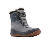 Columbia Damen Minx Shorty Schneestiefel aus Leder, Titangrauer Stahl/Schwarz, 40 EU