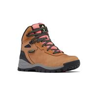 Columbia Women's Newton Ridge BC Nubuck Hiking Boots, Elk/Spring Yellow, 40.5 EU