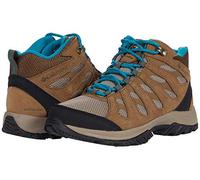 Columbia Women's Redmond III Mid Waterproof Hiking Shoe, Khaki Ii/Sea Level, 7.5 Wide