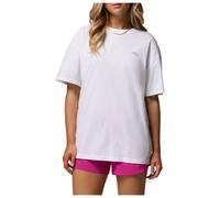 Columbia Damen Rolling Bend Graphic Oversized T-Shirt (Größe L, weiss)