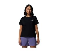 Columbia Damen Trekking T-shirt Frau Rolling Bend™ Grafik Ss Schwarz L