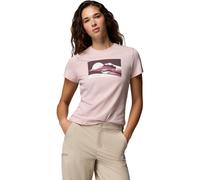 Columbia Women's Ruby Springs Graphic Fitted Technical T-shirt mineral pink moonlit hillscape (618) XS