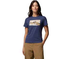 Columbia Women's Ruby Springs Graphic Fitted Technical T-shirt nocturnal moonlit hillscape (467) M