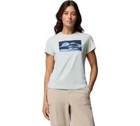 Columbia Women's Ruby Springs Graphic Fitted Technical T-shirt tea light moonlit hillscape (309) S