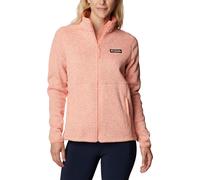 Columbia Women's Sweater Weather Full Zip Summer Peach, Heather XS