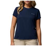 Columbia - Women's Zero Rules Light S/S Crew - Funktionsshirt, Gr. L, blau (CollegiateNavyII)