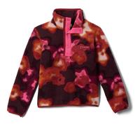 Columbia Youth Helvetia II Printed Half Snap Fleece red oxide dye flower, nico (632) L