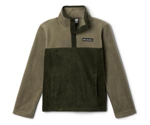 Columbia Youth Steens Mountain II Half Snap Fleece greenscape, stone green (366) S
