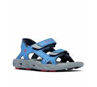 Columbia Youth Techsun Vent Trekkingsandalen für Unisex Kinder, Blau (Stormy Blue x Mountain Red), 35 EU, Updated