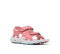 Columbia Youth Techsun Vent Trekkingsandalen für Unisex Kinder, Rot (Wild Salmon x Dolphin), 38 EU