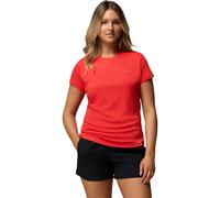 Columbia Zero Rules Light Crew Damen T-Shirt, rot XL