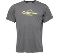 Columbia Zero Rules Light Graphic Crew T-Shirt grau Rauch - M
