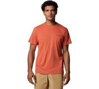 Columbia Men's Zero Rules Light Short Sleeve Crew, Technical Short Sleeve T-Shirt, Tuscan, L