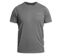 Columbia Zero Rules Light Short Sleeve Crew Technisches Kurzarm-T-Shirt für Herren, City Grey, S
