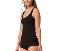 comazo|earth Fairtrade Pure Cotton Unterhemd Achselträger | GOTS zertifiziert schwarz 38