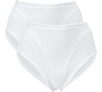 Comazo Damen-Formslip im 2er-Pack 44 weiß