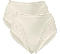 Comazo Damen-Formslip im 2er-Pack braun-beige 44