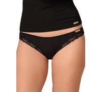 Comazo Earth Damen Jazz-Pants mit Spitze Schwarz, Größe 44 44