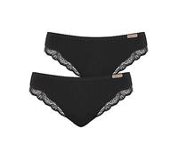 Comazo Earth 2er Sparpack Damen Jazz Pants Low Cut, Gr.46, schwarz