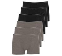 COMAZO Earth 6er Sparpack Herren Pants 2092374 Gr. 7, anthrazit-Melange-schwarz