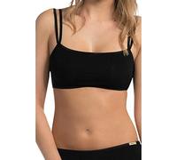 Comazo Earth Damen Bustier Bio-Baumwolle, Schwarz, Gr. 36