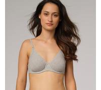 comazo|earth Fairtrade Basic BH mit Bügel | GOTS zertifiziert grau-melange