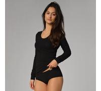 comazo|earth Fairtrade Basic Shirt langarm | GOTS zertifiziert schwarz 36