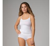 comazo|earth Fairtrade Basic Unterhemd Spaghettiträger | GOTS zertifiziert weiss 36