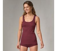 comazo|earth Fairtrade Pure Cotton Unterhemd Achselträger | GOTS zertifiziert burgund 38