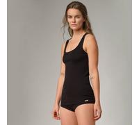 comazo|earth Fairtrade Pure Cotton Unterhemd Achselträger | GOTS zertifiziert schwarz 40