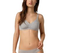 COMAZO Soft-BH »Baumwoll BH ohne Bügel« (1-tlg) Vegan, grau-melange