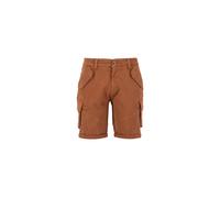Shorts ALPHA INDUSTRIES "Combat Short", Herren, Gr. 33, Normalgrößen, braun (hazel braun), Obermaterial: 98% Baumwolle, 2% Elastan; Futter: 100% Baumwolle, Hosen Shorts (24006231-33) hazel braun