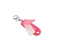 CombiCraft Aufklappbare Schlüsseletiketten in Rosa 60x22 mm- Packung mit 100 Stück - Kunststoff 8718734209577