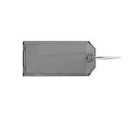CombiCraft Plexiglas Schlüsselanhänger Grau, 75x31mm - pro 10 Stück - Mit 2-seitigem Fenster - Kunststoff 8721143003247